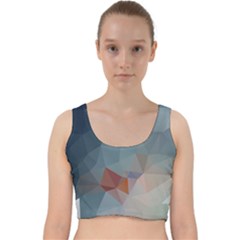 Triangle Geometry Trigonometry Velvet Racer Back Crop Top by Mariart