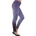Orion Nebula pastel violet purple turquoise blue star formation Lightweight Velour Leggings View4