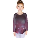 Christmas Tree cluster red stars nebula constellation Astronomy Kids  Long Sleeve Tee View1