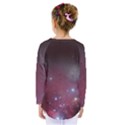 Christmas Tree cluster red stars nebula constellation Astronomy Kids  Long Sleeve Tee View2