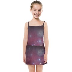 Christmas Tree Cluster Red Stars Nebula Constellation Astronomy Kids Summer Sun Dress by genx