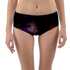 Orion Nebula Star Formation Orange Pink Brown Pastel Constellation Astronomy Reversible Mid-waist Bikini Bottoms by genx