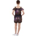 Orion Nebula star formation orange pink brown pastel constellation Astronomy Ruffle Cut Out Chiffon Playsuit View2