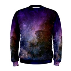 Carina Nebula Ngc 3372 The Grand Nebula Pink Purple And Blue With Shiny Stars Astronomy Men s Sweatshirt by genx