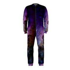 Carina Nebula Ngc 3372 The Grand Nebula Pink Purple And Blue With Shiny Stars Astronomy Onepiece Jumpsuit (kids) by genx