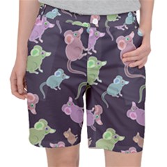 Animals Mouse Cartoon Pet Pocket Shorts by Wegoenart