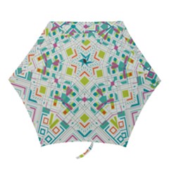 Graphic Design Geometry Shape Pattern Geometric Mini Folding Umbrellas by Wegoenart