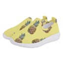 Pineapples Fruit Pattern Texture Women s Slip On Sneakers View2