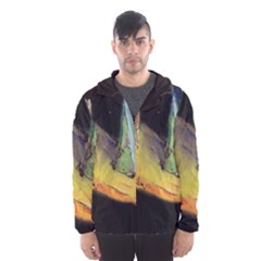 Cosmicchristmastree Hooded Windbreaker (men) by chellerayartisans