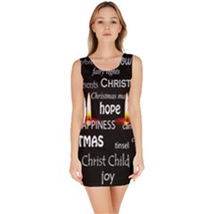 Candles Christmas Advent Light Bodycon Dress by Wegoenart
