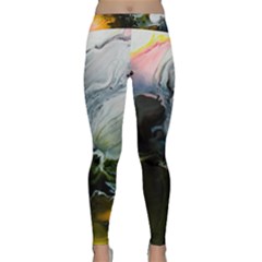 Art Abstract Painting Abstract Classic Yoga Leggings by Wegoenart