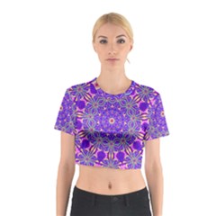 Art Abstract Background Cotton Crop Top by Wegoenart