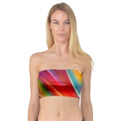 Colorful Background Art Pattern Bandeau Top by Wegoenart