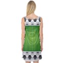 Background Sports Soccer Football Sleeveless Satin Nightdress View2