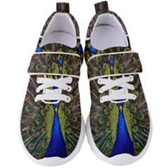 Peacock Bird Plumage Display Full Women s Velcro Strap Shoes by Wegoenart