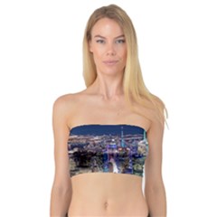 New York Manhattan Night Building Bandeau Top by Wegoenart