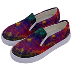 Pattern Background Wallpaper Kids  Canvas Slip Ons by Wegoenart