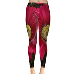 Fantasy Flower Fractal Blossom Inside Out Leggings by Wegoenart