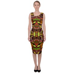 Abstract #8   I   Autumn 6000 Sleeveless Pencil Dress by KesaliSkyeArt