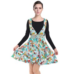 Affectionate Plunge Pinafore Dress by artifiart