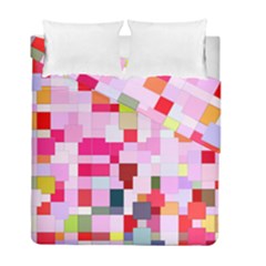 The Framework Paintings Square Duvet Cover Double Side (full/ Double Size) by Pakrebo