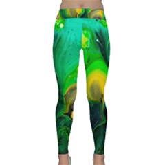 Art Abstract Artistically Painting Classic Yoga Leggings by Pakrebo