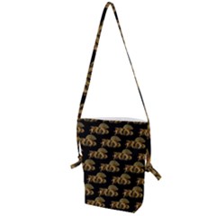 Dragon Motif Print Pattern Folding Shoulder Bag by dflcprintsclothing