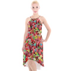 Redy High-low Halter Chiffon Dress  by artifiart