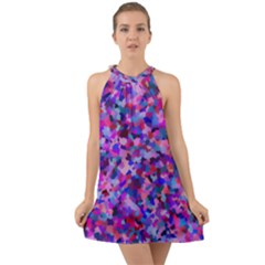 Buty Halter Tie Back Chiffon Dress by artifiart