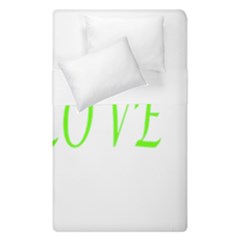 I Lovetennis Duvet Cover Double Side (single Size) by Greencreations