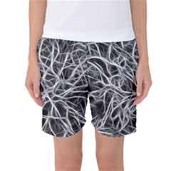 Nerves Cells Dendrites Sepia Women s Basketball Shorts by Pakrebo