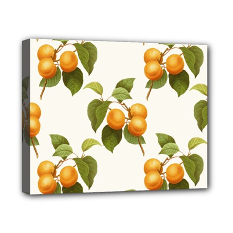 Apricot Fruit Vintage Art Canvas 10  X 8  (stretched) by Pakrebo