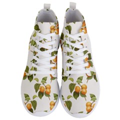 Apricot Fruit Vintage Art Men s Lightweight High Top Sneakers by Pakrebo