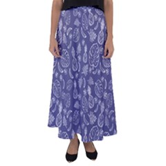 Tropical Pattern Flared Maxi Skirt by Valentinaart