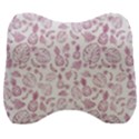 Tropical pattern Velour Head Support Cushion View1