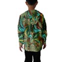 Fractal Artwork Pattern Digital Hooded Windbreaker (Kids) View2