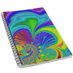 Fractal Neon Art Artwork Fantasy 5 5  X 8 5  Notebook by Pakrebo