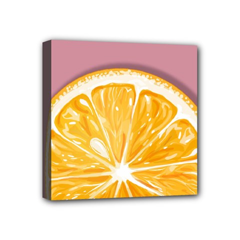 Pop Art Orange  Mini Canvas 4  X 4  (stretched) by Valentinaart