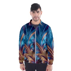 Fractal Art Artwork Psychedelic Windbreaker (men) by Pakrebo