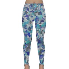 Winter Lightweight Velour Classic Yoga Leggings by artifiart