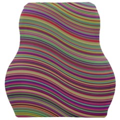 Wave Abstract Happy Background Car Seat Velour Cushion  by Pakrebo