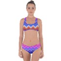 Pattern Chevron Zigzag Background Criss Cross Bikini Set View1