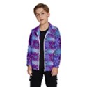 Snow White Blue Purple Tulip Windbreaker (Kids) View2