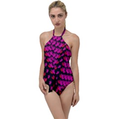 Flowers Coming From Above Go With The Flow One Piece Swimsuit by pepitasart