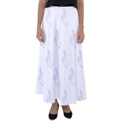 A-ok Perfect Handsign Maga Pro-trump Patriot Black And White Flared Maxi Skirt by snek