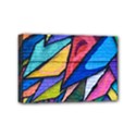 Urban colorful graffiti brick wall industrial scale abstract pattern Mini Canvas 6  x 4  (Stretched) View1