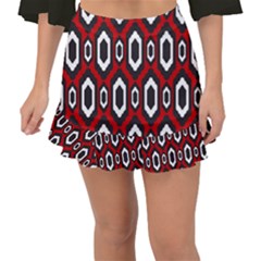 Decorative Pattern Fishtail Mini Chiffon Skirt by Valentinaart