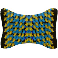 Flowers Coming From Above Ornate Decorative Seat Head Rest Cushion by pepitasart