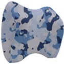 Standard light blue Camouflage Army Military Velour Head Support Cushion View3