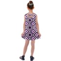 Native American Pattern Kids  Cross Back Dress View2